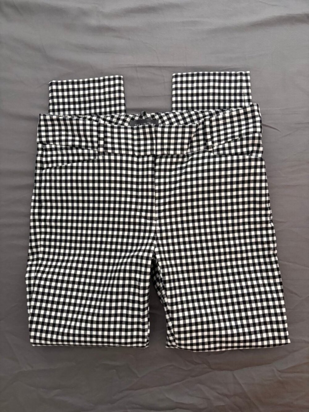 limited gingham ankle trouser - 2
